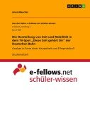 Cover-Bild zum Titel 'Die Darstellung von Zeit und Mobilität in dem TV-Spot "Diese Zeit gehört Dir" der Deutschen Bahn' von 'Anna Maucher'