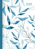 Ladytimer Leaves 2025 - Dschungel - Taschenkalender A6 (10,7x15,2 cm) - Weekly - 192 Seiten - Notiz-Buch - Termin-Planer - Alpha Edition - 