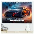 Fantasievolle Rennautos - Im Rausch der Geschwindigkeit (hochwertiger Premium Wandkalender 2025 DIN A2 quer), Kunstdruck in Hochglanz - Fotodesign Verena Scholze