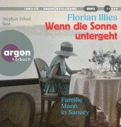 Cover-Bild zum Titel 'Wenn die Sonne untergeht' von 'Florian Illies'