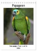 Papageien - Graupapagei, Rosella und Co. (Tischkalender 2024 DIN A5 hoch), CALVENDO Monatskalender - Antje Lindert-Rottke