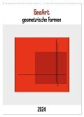 GeoArt - geometrische Formen (Wandkalender 2024 DIN A2 hoch), CALVENDO Monatskalender - Franco Tessarolo