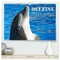 Delfine - Lächelnde Intelligenz (hochwertiger Premium Wandkalender 2024 DIN A2 quer), Kunstdruck in Hochglanz - Elisabeth Stanzer