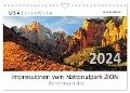 Impressionen vom Nationalpark ZION Panoramabilder (Wandkalender 2024 DIN A4 quer), CALVENDO Monatskalender - Dieter-M. Wilczek