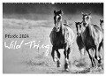 Pferde 2024 Wild Thing (Wandkalender 2024 DIN A2 quer), CALVENDO Monatskalender - Sabine Peters