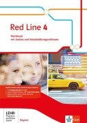 Cover-Bild zum Titel 'Red Line 4. Ausgabe Bayern. Workbook mit Audios und Vokabelübungssoftware Klasse 8' von ''