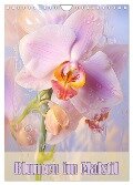 Blumen im Malstil (Wandkalender 2025 DIN A4 hoch), CALVENDO Monatskalender - Liselotte Brunner-Klaus