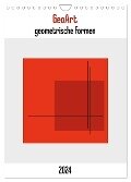 GeoArt - geometrische Formen (Wandkalender 2024 DIN A4 hoch), CALVENDO Monatskalender - Franco Tessarolo