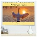 Der Schwanentanz (hochwertiger Premium Wandkalender 2025 DIN A2 quer), Kunstdruck in Hochglanz - Christa Kramer