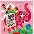Cover-Bild zum Titel 'In 80 Tagen um die Welt' von 'Jules Verne'