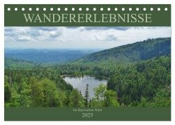 Wandererlebnisse im Bayrischen Wald (Tischkalender 2025 DIN A5 quer), CALVENDO Monatskalender - Andrea Janke