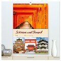 Schreine und Tempel - Heiligtümern in Japan (hochwertiger Premium Wandkalender 2025 DIN A2 hoch), Kunstdruck in Hochglanz - Nina Schwarze