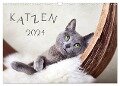 Katzen 2024 (Wandkalender 2024 DIN A3 quer), CALVENDO Monatskalender - Nailia Schwarz