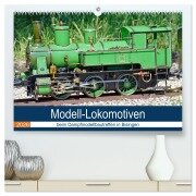 Cover-Bild zum Titel 'Modell-Lokomotiven beim Dampfmodellbautreffen in Bisingen (hochwertiger Premium Wandkalender 2026 DIN A2 quer), Kunstdruck in Hochglanz' von 'Geiger Günther'