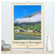 Unterwegs in Norwegen - Mit dem Wohnmobil an schönen Orten verweilen (hochwertiger Premium Wandkalender 2026 DIN A2 hoch), Kunstdruck in Hochglanz - Beate Bussenius