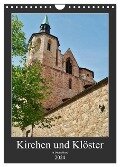 Kirchen und Klöster in Deutschland (Wandkalender 2024 DIN A4 hoch), CALVENDO Monatskalender - Andrea Janke