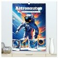 Astronauten. Auf Entdeckungsreise in fremde Galaxien (hochwertiger Premium Wandkalender 2025 DIN A2 hoch), Kunstdruck in Hochglanz - Steffani Lehmann