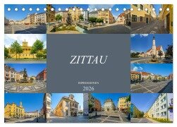 Zittau Impressionen (Tischkalender 2026 DIN A5 quer), CALVENDO Monatskalender - Dirk Meutzner