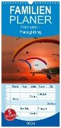 Familienplaner 2024 - Frei sein - Paragliding mit 5 Spalten (Wandkalender, 21 x 45 cm) CALVENDO - Peter Roder