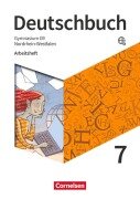 Cover-Bild zum Titel 'Deutschbuch Gymnasium 7. Schuljahr - Nordrhein-Westfalen - Arbeitsheft mit Lösungen' von 'Angela Mielke, Deborah Mohr, Christoph Oldeweme, Irmgard Schick, Sandra Simberger'