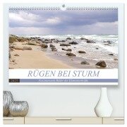 Rügen bei Sturm - Faszinierende Bilder der Elementarkräfte (hochwertiger Premium Wandkalender 2025 DIN A2 quer), Kunstdruck in Hochglanz - Michaela Schimmack