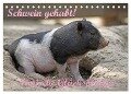 Schwein gehabt! (Tischkalender 2024 DIN A5 quer), CALVENDO Monatskalender - Antje Lindert-Rottke