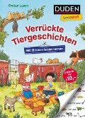 Cover-Bild zum Titel 'Duden Leseprofi - Mit Bildern lesen lernen: Verrückte Tiergeschichten' von 'Luise Holthausen, Alexandra Fischer-Hunold'