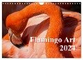 Flamingo Art 2024 (Wandkalender 2024 DIN A4 quer), CALVENDO Monatskalender - Max Steinwald