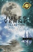 The Jules Verne Collection (5 Books in 1) Around the World in 80 Days, 20,000 Leagues Under the Sea, Journey to the Center of the Earth, From the Earth to the Moon, Around the Moon (Deluxe Library Edition) - Jules Verne
