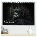 Gorilla (hochwertiger Premium Wandkalender 2024 DIN A2 quer), Kunstdruck in Hochglanz - Joachim Pinkawa Jo. PinX