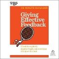 Giving Effective Feedback - Harvard Business Review