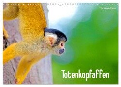 Totenkopfaffen (Wandkalender 2025 DIN A3 quer), CALVENDO Monatskalender - Tobias De Haan