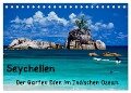 Seychellen - Der Garten Eden im Indischen Ozean (Tischkalender 2024 DIN A5 quer), CALVENDO Monatskalender - Thomas Amler
