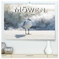 Möwen am Meer (hochwertiger Premium Wandkalender 2025 DIN A2 quer), Kunstdruck in Hochglanz - Robert Styppa