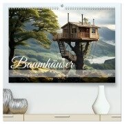 Baumhäuser - Traumhafte Luftschlösser (hochwertiger Premium Wandkalender 2026 DIN A2 quer), Kunstdruck in Hochglanz - Daniela Tapper