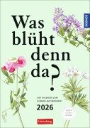 Cover-Bild zum Titel 'KOSMOS Was blüht denn da? Wochenplaner 2026 - Der Kalender zum KOSMOS-Naturführer' von 'Margot Spohn'