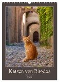 Katzen von Rhodos (Wandkalender 2024 DIN A3 hoch), CALVENDO Monatskalender - Katho Menden