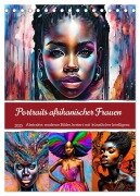 Portraits afrikanischer Frauen (Tischkalender 2025 DIN A5 hoch), CALVENDO Monatskalender - Ursula Di Chito