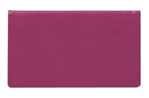 Quertimer Touch rosa 2022 - Taschenkalender 15,6x9 cm - 