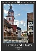 Kirchen und Klöster deutsche Kleinode (Wandkalender 2025 DIN A4 hoch), CALVENDO Monatskalender - Andrea Janke