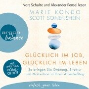 Cover-Bild zum Titel 'Glücklich im Job, glücklich im Leben' von 'Marie Kondo, Scott Sonenshein'