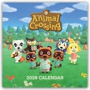 Cover-Bild zum Titel 'Nintendo - Animal Crossing 2026 - Wandkalender' von ''