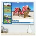 Langeoog - Sommer, Sonne, Strand (hochwertiger Premium Wandkalender 2024 DIN A2 quer), Kunstdruck in Hochglanz - Nina Schwarze