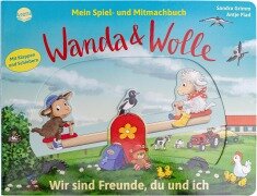 Cover-Bild zum Titel 'Mein Spiel- und Mitmachbuch. Wanda und Wolle - Wir sind Freunde, du und ich' von 'Sandra Grimm'
