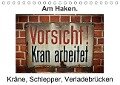 Am Haken. Kräne, Schlepper, Verladebrücken / Geburtstagskalender (Tischkalender immerwährend DIN A5 quer) - Norbert J. Sülzner [[Njs-Photographie]]