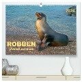 Robben - überall zuhause (hochwertiger Premium Wandkalender 2024 DIN A2 quer), Kunstdruck in Hochglanz - Peter Roder