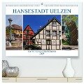 Hansestadt Uelzen. Fachwerk, Kunst und ein berühmter Bahnhof (hochwertiger Premium Wandkalender 2025 DIN A2 quer), Kunstdruck in Hochglanz - Lucy M. Laube