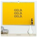 Gelb. Gelb. Gelb. (hochwertiger Premium Wandkalender 2024 DIN A2 quer), Kunstdruck in Hochglanz - Gerd Matschek
