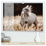 Pferde - Spiegel deiner Seele (hochwertiger Premium Wandkalender 2026 DIN A2 quer), Kunstdruck in Hochglanz - Sabrina Mischnik