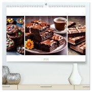 Schokolade 2026. Sinnliche Impressionen (hochwertiger Premium Wandkalender 2026 DIN A2 quer), Kunstdruck in Hochglanz - Steffani Lehmann